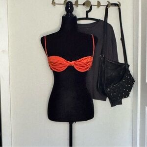 Vibrant Orange Women's bikini top by Sommer Swim